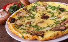 Lezzetli mantarlı omlet tarifi!