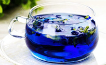 Çayın renkli hali: Soğuk mavi çay!