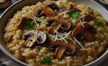 İtalyan sofralarının vazgeçilmezi: Mantarlı risotto 