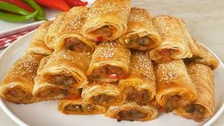 Lezzetli ve kıtır kıtır: Patlıcanlı börek