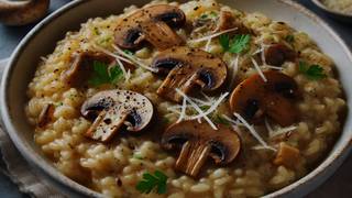 İtalyan sofralarının vazgeçilmezi: Mantarlı risotto 